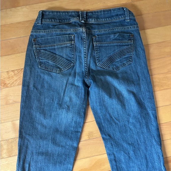 Beba Love Blue Flared Boot Cut Women's Jeans - Picture 3 of 4